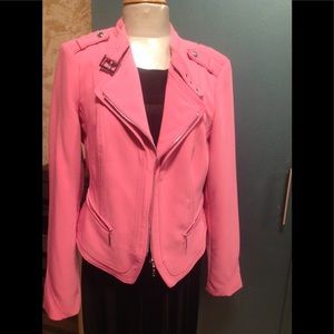 WHBM Barbie Pink Moto Jacket